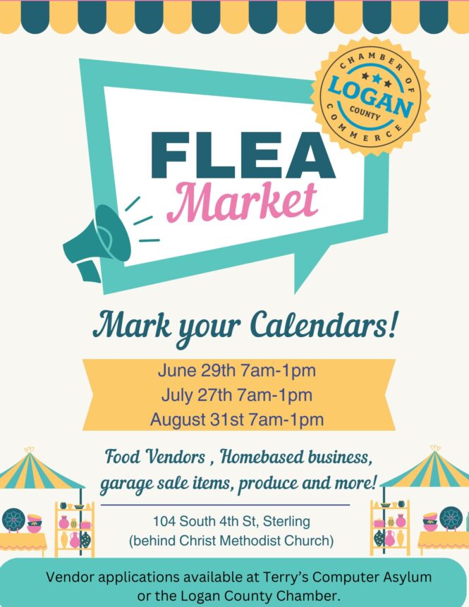 Sterling Community Flea Market The Logan County Chamber of Commerce